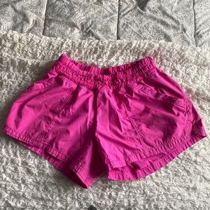 Lululemon pink shorts